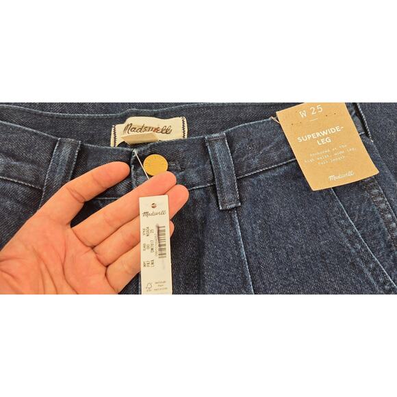 NWT Madewell Superwide-Leg Trouser Jeans Size 26 Retail $148 - Picture 5 of 6
